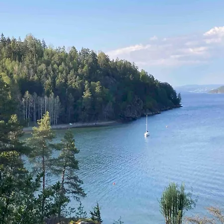 Cabin, 30 M To The Sea, 25 Min Oslo, 10 Min Tusenfryd 度假居 Nordre Frogn