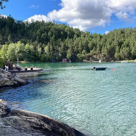 度假居 Cabin, 30 M To The Sea, 25 Min Oslo, 10 Min Tusenfryd Nordre Frogn